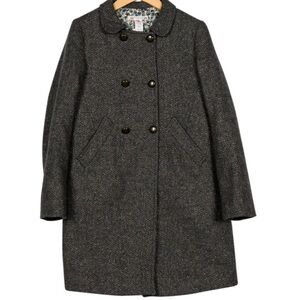 Girls double breasted coat by Bonpoint